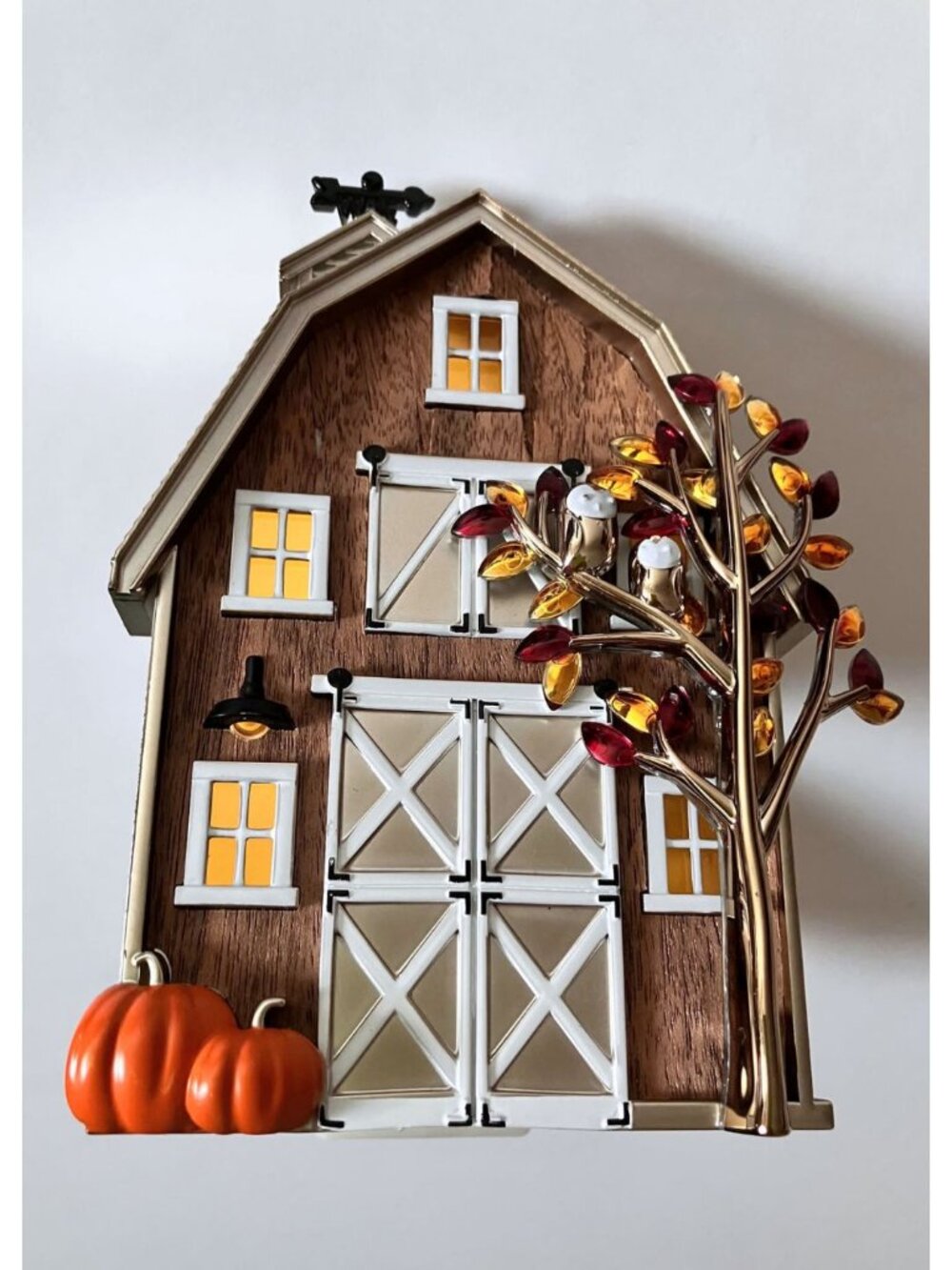 Bath & Body Works Fall Barn Wallflowers Fragrance Plug Pumpkin Decor